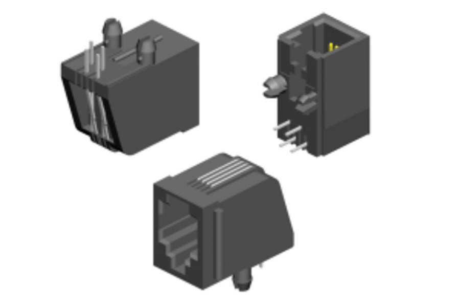 Side entry ungeschrimt, ohne LED, ohne Filter (RJ9, RJ12, RJ14)