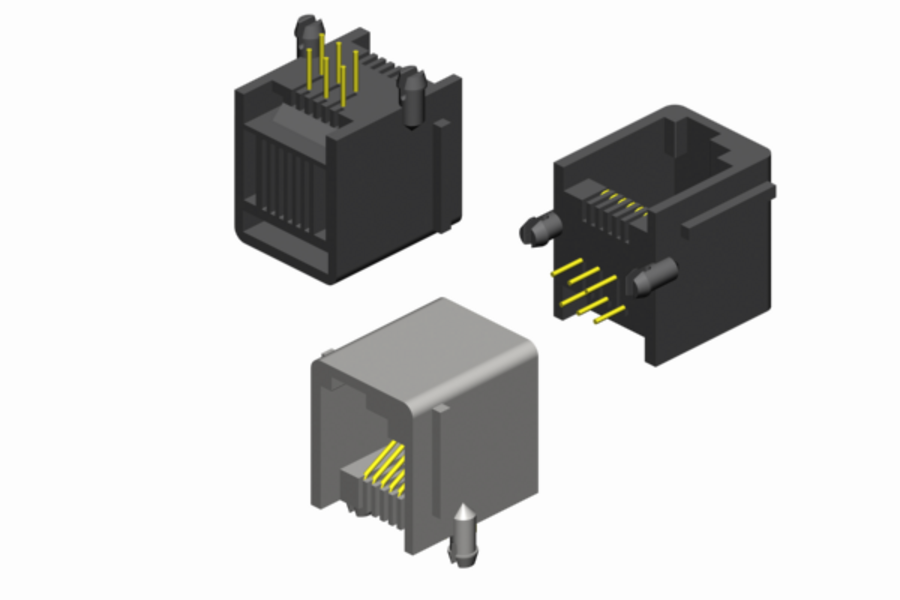 Side entry ungeschirmt, ohne LED, ohne Filter (RJ12 "off center type")