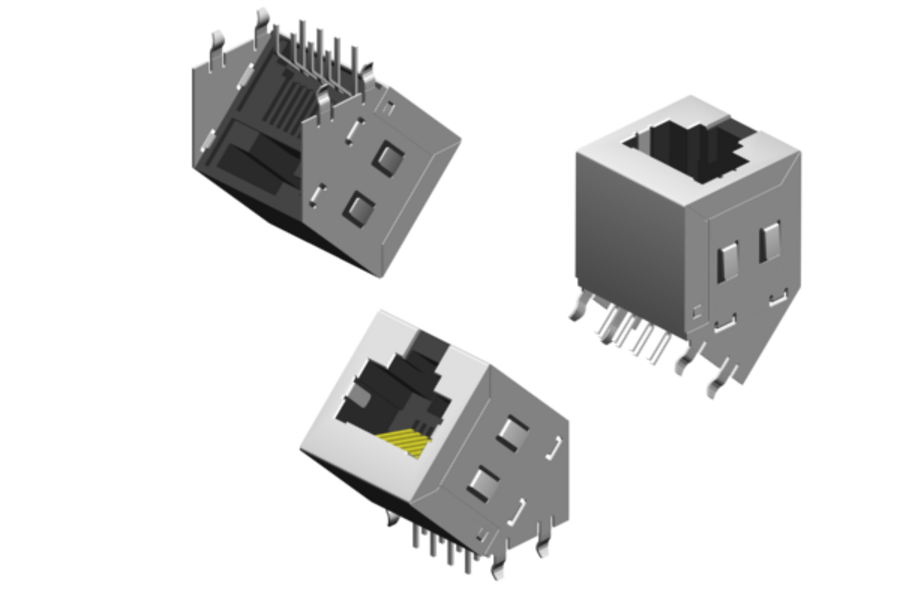 45° entry geschirmt, ohne LED, ohne Filter (RJ45)